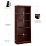 Bush Business Furniture Arlington 72"H 5-Shelf Bookcase, Harvest Cherry (WC65515-03)~#|#~4A9C218F-5D3E-417D-A0C3E1118F1EFDBD_sc7