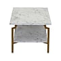 Household Essentials Crown 43.3"W x 23.6"D Laminate Coffee Table, White Marble/Gold (8237-1)~#|#~4A9CBF25-5847-485C-9EC1028A5DEE7030_sc7
