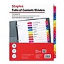 Staples Customizable Table of Contents Numeric Dividers, 1–15 Tabs, Multicolor, Reinforced Binder Index Dividers~#|#~4AA0CA49-55A3-448D-AAC605A9B4D55BA7_sc7