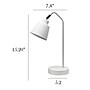 Simple Designs Sleek Essentials LED Desk Lamp, 16", White (LD1077-WHT)~#|#~4AA2F9F4-0058-4A15-B75CC8342978D426_sc7