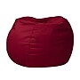 Flash Furniture Cotton Twill Bean Bag Chair, Red (DGBEANSMSLDRD)~#|#~4AA8D55E-BB3C-4B40-B807593CE7629FBF_sc7