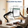 Uncaged Ergonomics Adjustable Single Monitor Arm, Up to 27" Monitor, Black (MM-B)~#|#~4AA8DD6A-5BF9-467F-93C4A27587324B2C_sc7