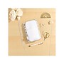 The Happy Planner Peachy Stripes Faux Leather Zipper Pencil Pouch, White/Peach (AF1AZP-003)~#|#~4AA94C71-9DAB-4168-ADB176D9A5B7421A_sc7
