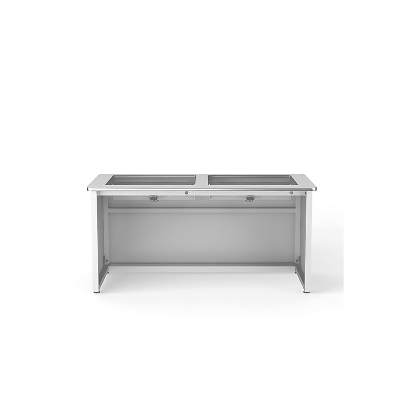 VersaDesk 60"W Downview Computer Desk, White (DV6030-WW) image 1