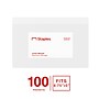 Staples Self-Adhesive Poly Pockets, Clear, 100/Pack (ST62803)~#|#~4AB42EF7-3585-4D06-93C22D1C21FC55F8_sc7