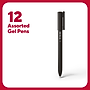 TRU RED™ Quick Dry Gel Pens, Fine Point, 0.5mm, Assorted, 12/Pack (TR54473)~#|#~4AB96EE4-3D75-4DC9-9B5652D491FD1265_sc7