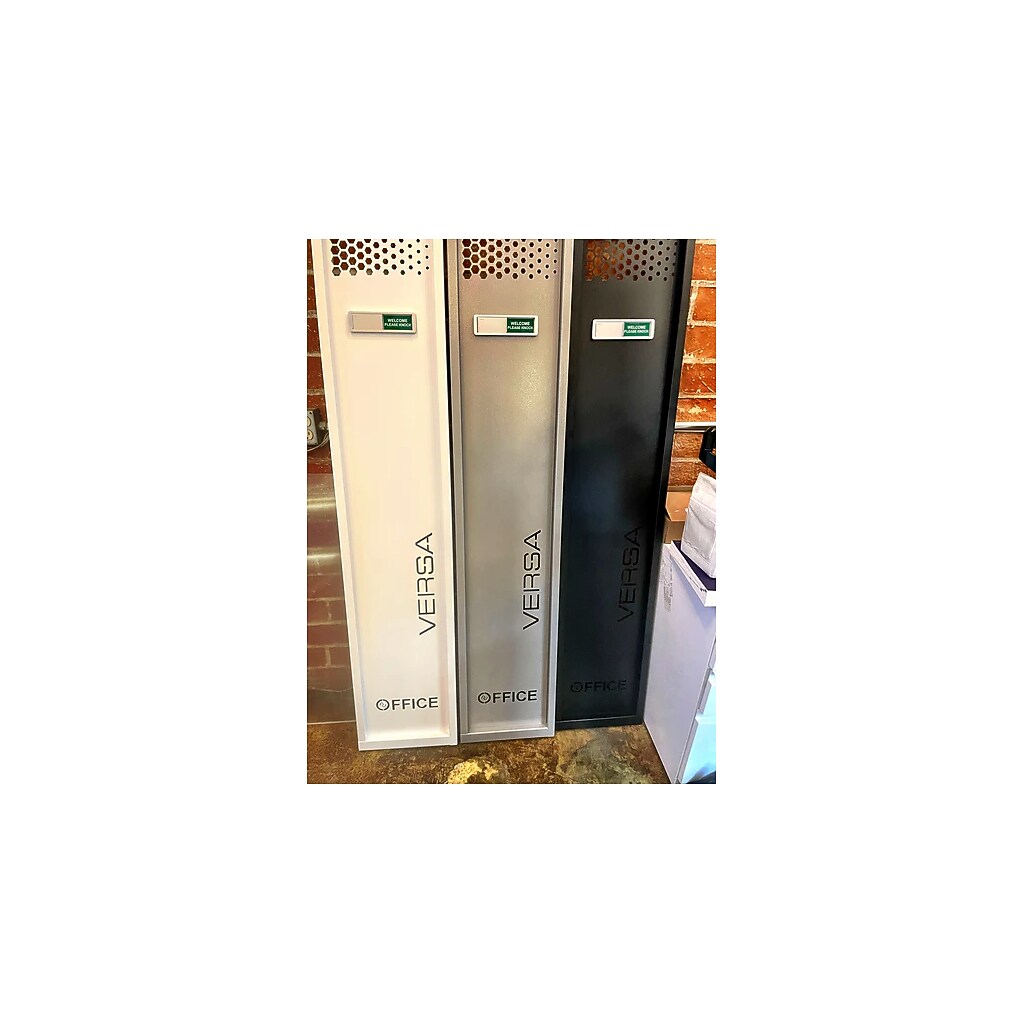 Office filing metal vertical document holders with Versa branding