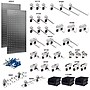 Triton Products Stainless Steel LocBoard Kit, (2) 18" x 36" x 9/16" Square Hole Pegboards, 32 Hooks and 3 Bins (LB18-SKIT)~#|#~4AC69C5A-1D9F-44BF-947A95651447D29B_sc7