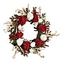Nearly Natural 4899 24" Hydrangea with White Roses Wreath~#|#~4AC7895F-19E2-413F-B9DC8B18CA102C65_sc7