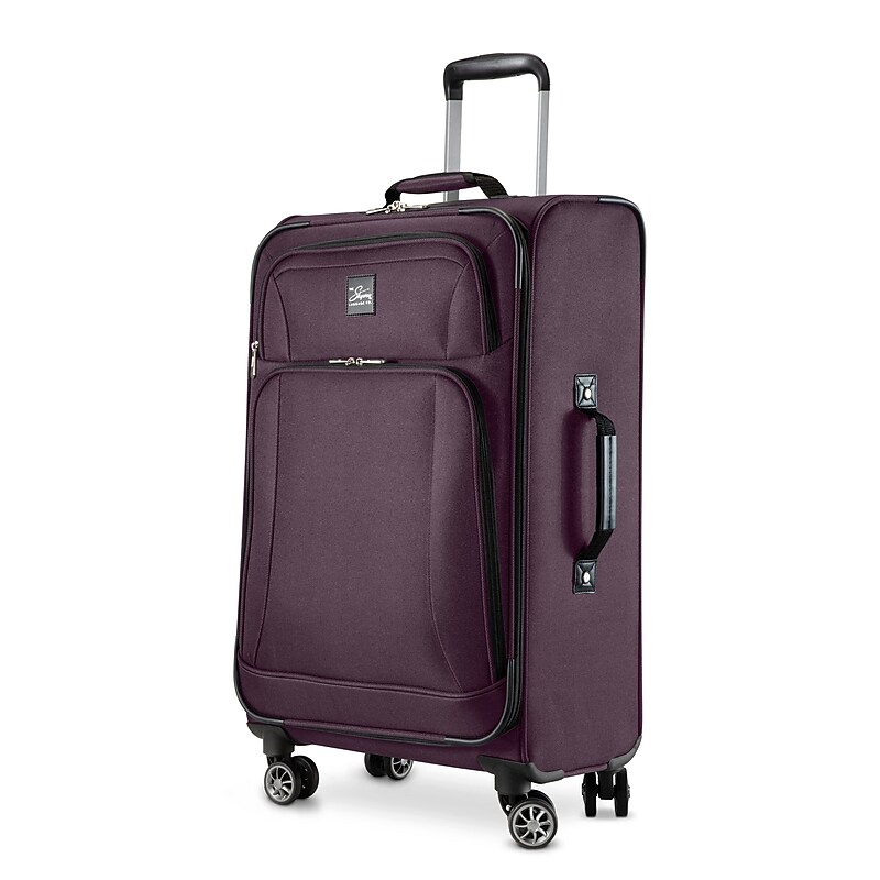 Skyway Luggage Epic 24" Suitcase, 8-Wheeled Spinner, Plum (450-24"555-4VP) image 1
