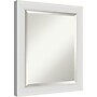 Amanti Art Flair Soft White Narrow Frame Wall Mirror, 4" x 20" (A42674960744)~#|#~4AD0AF10-B9CD-499D-A1C40A02C374FE01_sc7