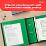 Staples 3" 3-Ring Better Binder, D-Ring, Green (ST55894-CC)~#|#~4AD3078A-BF8D-4BD4-98532E4CA13E64B7_sc7