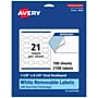 Avery Laser/Inkjet Decorative Edge Multipurpose Labels, 1-1/8" x 2-1/4", White, 2100 Labels/Box (94061)~#|#~4AD842B0-37FB-4B06-ADA02F29895E7EE7_sc7