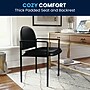 Flash Furniture Tiffany Vinyl Stackable Side Reception Chair with Arms, Black (BT5161VINYL)~#|#~4AD8E4A5-A4AB-4792-B3BBF96E35243F33_sc7
