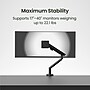 Kanto DM1 Single Monitor Desktop Mount for 17” - 40” Displays, Up to 22 lbs, Black~#|#~4AD9ADF9-2F83-4051-A56A56238804DEC0_sc7