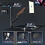 FlexiSpot MA9 Premium Single Monitor Mount, Up to 49" Monitor, Black (MA9-S-DP-US)~#|#~4ADB270B-6157-46CE-A3B258095A572CBF_sc7