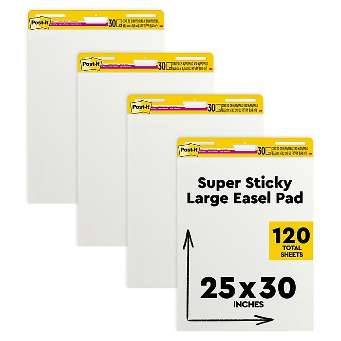 Post-it Super Sticky Easel Pad, 25