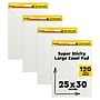 Post-it Super Sticky Easel Pad, 25" x 30", 30 Sheets/Pad, 4 Pads/Pack (559-VAD-4PK)~#|#~4AE3F7F5-A857-49D7-BCC52660D16D1B66_sc7