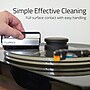Fluance Anti-Static Carbon Fiber Record Cleaning Brush, Silver (VB50)~#|#~4AE6F204-548E-4358-96C43B39583AEEC2_sc7