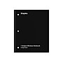 Staples Wireless 1-Subject Notebook, 8.5" x 11", College Ruled, 80 Sheets, Black (ST58377C)~#|#~4AE7AABA-649B-44F2-BBF7AE4F5752F42E_sc7