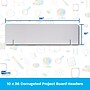Flipside 1-Ply Corrugated Dry-Erase Board Header, White, 24/Carton (30142-24)~#|#~4AE92AAD-F5FF-477F-B1DA18A7608FD210_sc7