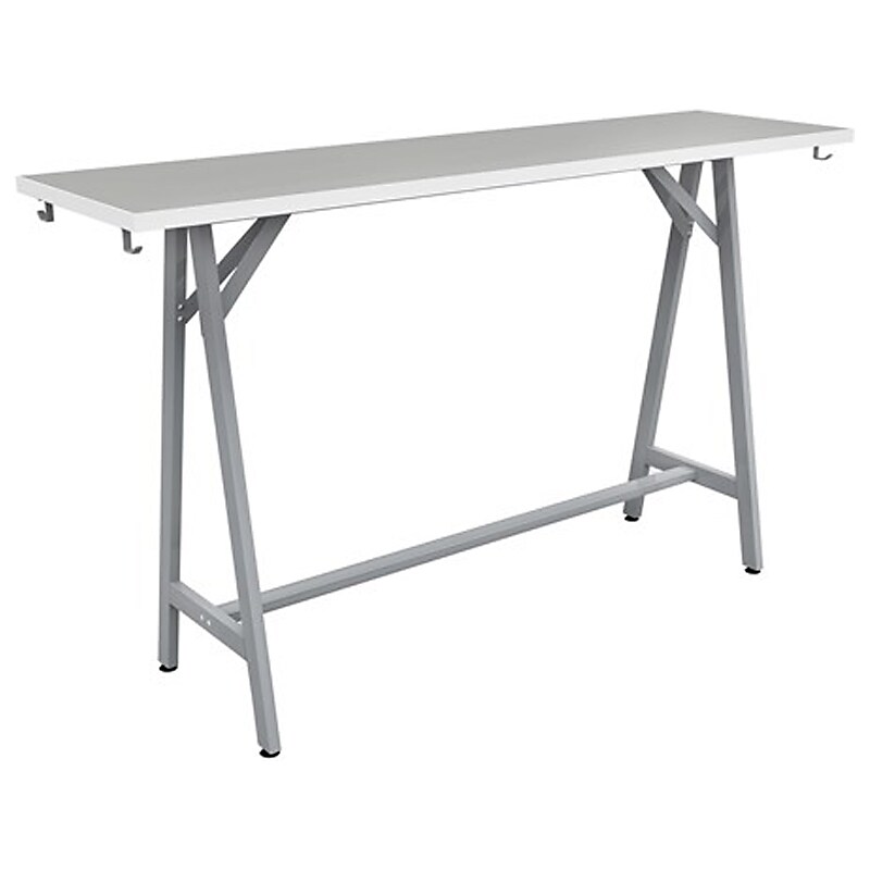 Safco Spark Teaming Table, 20" x 72", Fashion Gray (SPK7220SLFNGY) image 1