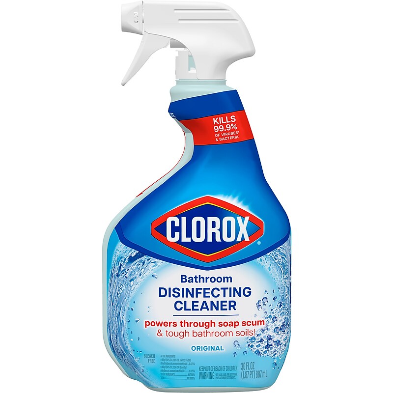 Clorox Bathroom Disinfectant, 30 oz. (08033) image 1