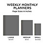2027 TF Publishing On the Green Stripe 9" x 11"  Weekly & Monthly Standard Planner, Paperboard Cover, Multicolored (27-9714)~#|#~4AFC0289-10FC-4CFE-BC9349869BEADEED_sc7