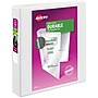 Avery Durable 1 1/2" 3-Ring View Binders, D-Ring, White (09401)~#|#~4B00BE29-6607-46E8-B34DB1D287D46D27_sc7