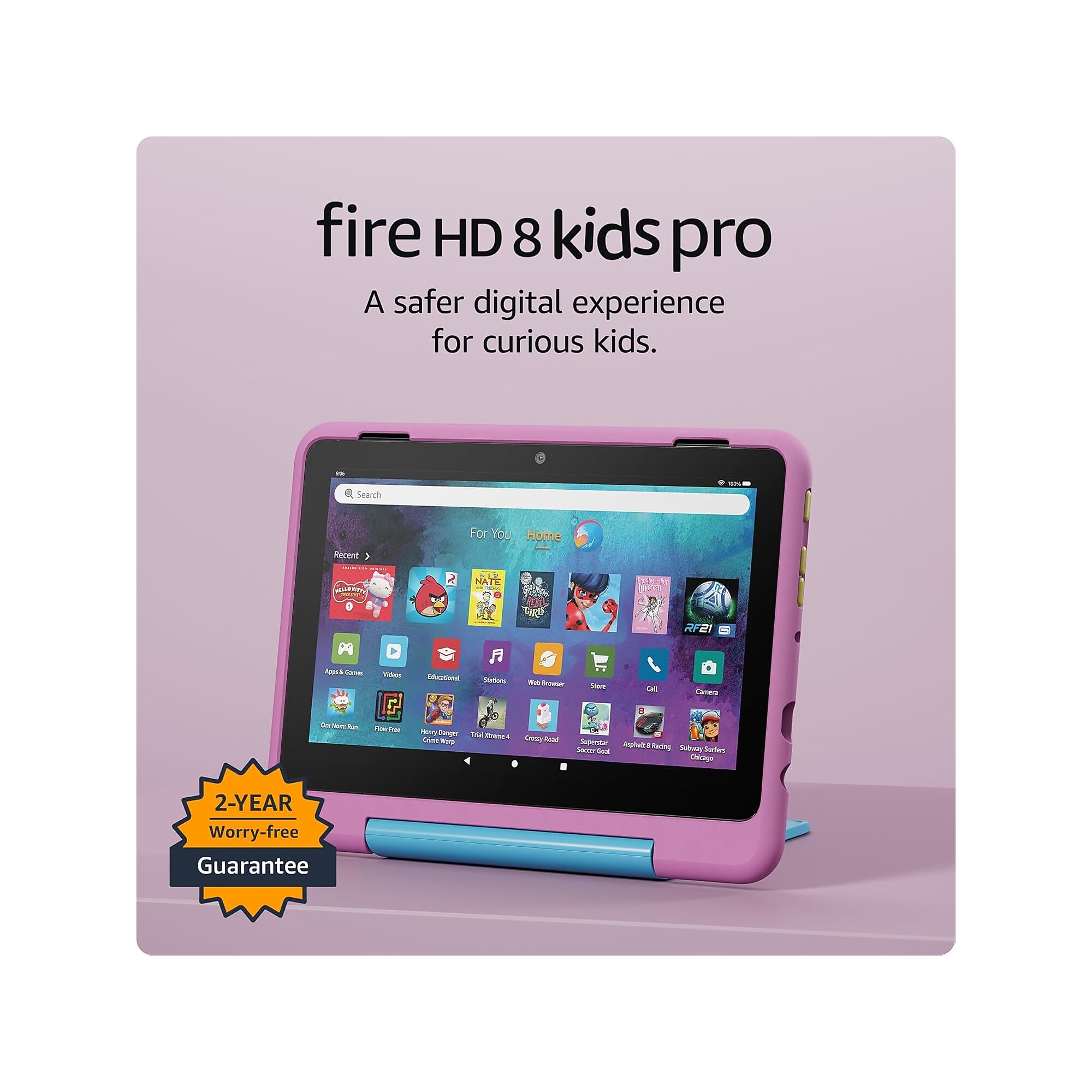 Amazon Fire HD 8″ Kids Pro Tablet, Jungle Cat (B0D1DJQCR2) Sansujyuku sansujyuku.com
