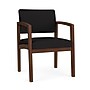 Lesro Lenox Wood Fabric Guest Chair, Open House Black/Walnut (LW1101.WWL-01OHBK)~#|#~4B039FDC-0BBC-4D17-921BB8BF14AADCEB_sc7