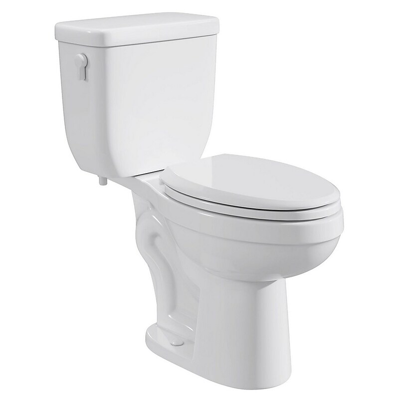 PROFLO Jerritt 1.6 gal. Dual Flush Toilet, White, 2/Kit (PFADC410WH) image 1