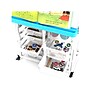 Luxor Dry-Erase Mobile Modular Teacher Whiteboard with Storage, Steel Frame, 36" x 32" (MBSRWSTN)~#|#~4B0DAC7B-97B4-4027-A0F2650102411283_sc7