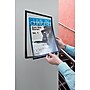 Durable Duraframe Sign Holder, 11" x 17", Wall Mounted, Black Plastic, 2/Pack (4769-01)~#|#~4B10049A-606E-4DD3-99A2DA29ADDDF3BE_sc7