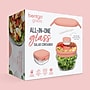 bentgo All-in-One Salad Container, 5-Compartment, Coral Wash, 61 oz. (BGLASSAL-COR)~#|#~4B108F49-AE61-43DD-B010F0B0E7A1668E_sc7