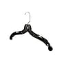 Nahanco 17" Plastic Middle Heavy Weight Dress Hanger, Black, 100/Pack (2505)~#|#~4B11BED5-20E2-4B04-8C1C0CFD5DDE533E_sc7