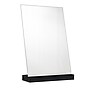 Global Printed Products Sign Holder, 3.5" x 5", Vertical, Table Top, Black/Clear Acrylic (SGNH-AB-35X5-BK)~#|#~4B158146-B2CB-4899-A8CB8427EE3808F3_sc7