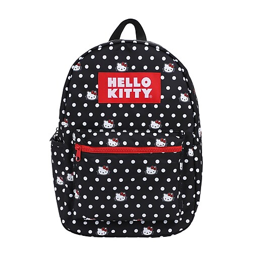 hello kitty go tennis backpack LOUNGEFLY x Sanrio Tokyo Speed Racer Cosplay Mini  ShopHippo one slip pocket Tokidoki logo zipper pulls Print placement will vary Zippered main compartment Exterior Bioworld Hello Kitty Backpack, Large,