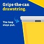 CloroxPro Glad 13 Gallon Drawstring Kitchen Trash Bag, Fresh Clean Scent, Gray, 110 Total Bags (22656)~#|#~4B171236-EBDE-43EA-90A88D6E2AD1B98B_sc7