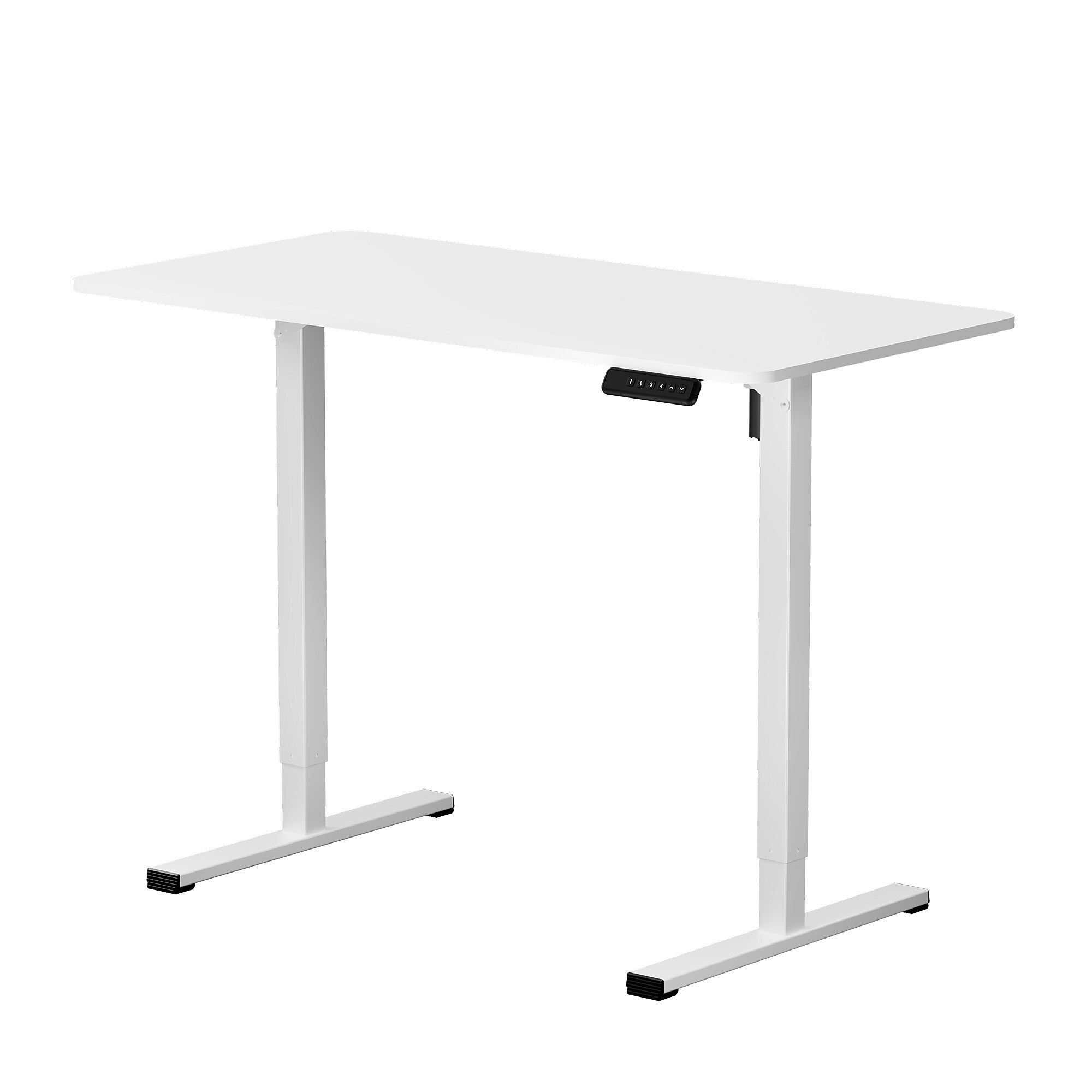 FlexiSpot ET168 48″W Electric Adjustable Standing Desk, White (4SPL-S09010057) Sansujyuku sansujyuku.com