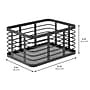 mDesign Steel Organizer, Matte Black (25930) ~#|#~4B1A8B35-BDE9-4F4C-93A0B46D2D4B1CAA_sc7
