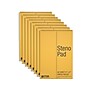Better Office Steno Pad, 6" x 9", Gregg-Ruled, Yellow, 60 Sheets/Pad, 8 Pads/Pack (25808-8PK)~#|#~4B1F7BF6-FC9B-465B-887CF779B4B89935_sc7