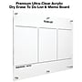 Excello Brands Acrylic Dry-Erase Planning Board, 20" x 30", Black Print (ACRYLBRD-TOD20X30-BLK)~#|#~4B2114F0-CC61-4A86-B03B20EB92A09CF2_sc7