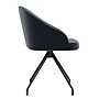 Martha Stewart Sora Fabric Swivel Stationary Office Chair, Gray/Oil Rubbed Bronze (CH222119GYBK)~#|#~4B279E2C-B8B9-4004-9DE8487EB190C25C_sc7