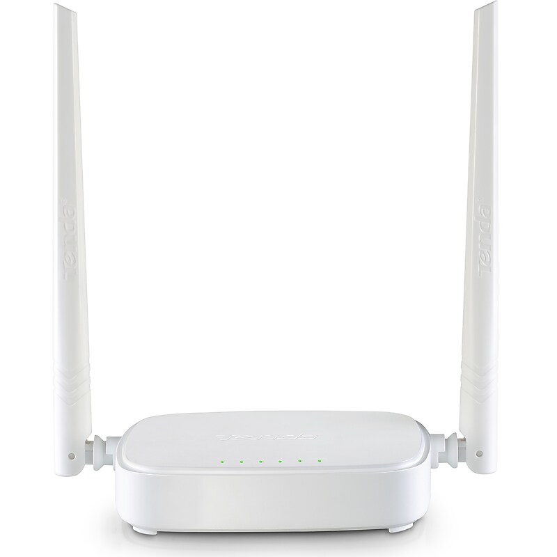 Tenda N300 Single Band Wi-Fi 4 Wireless Router, White (N301) image 1