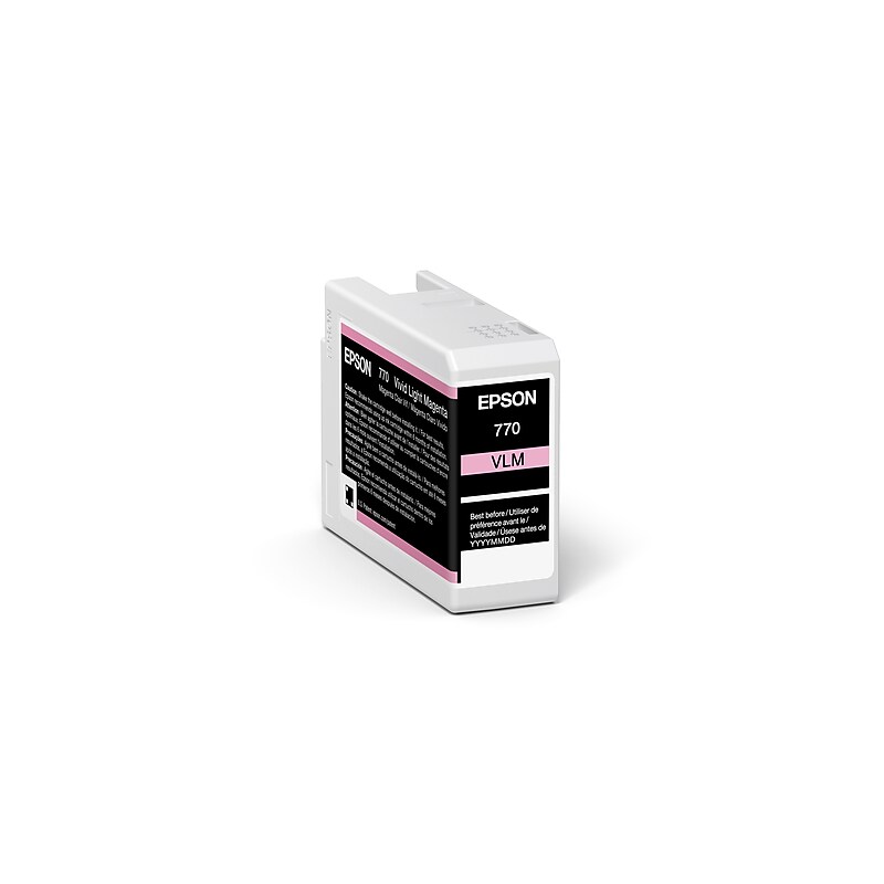 Epson T770 Ink Light Magenta Standard Yield Ink Cartridge (T770620) image 1