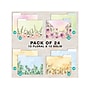 Global Printed Products Deluxe Designer Watercolor Floral Heavy-Duty File Folders, 1/3-Cut Tab, Assorted Colors, 24/Pack~#|#~4B2E1C83-D6B5-4494-8E2D79AB7A302C09_sc7