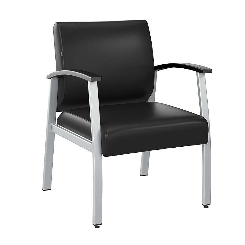 Bush Business Furniture Arrive Vinyl Guest Chair, Black (CH3901BVL-03) image 1
