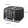 West Bend 4-Slice Pop-Up Toaster, Black (TTWB4SBK13)~#|#~4B39BCEA-8287-44BB-9A09AFEADF488499_sc7