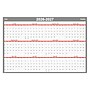 2026-2027 Staples 32" x 48" Academic Yearly Dry Erase Wall Calendar, Reversible, White/Red/Gray (ST54274-27)~#|#~4B3D2175-1F01-4C84-A93B14D95850146D_sc7